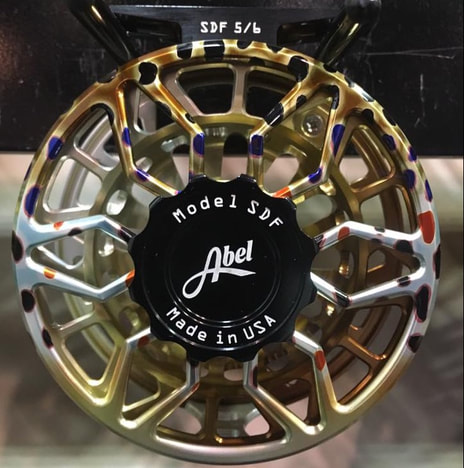 Abel SDF Fly Reel Australia native brown trout finish
